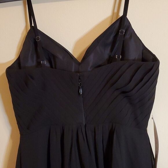 NWT Azazie Shannon black maxi gown size C (US Medium) - Picture 7 of 9